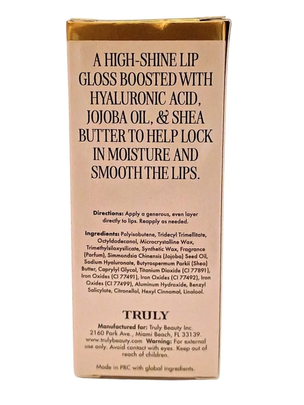 TRULY Viral Hydrating Lip Gloss - Vanilla Baby NIB